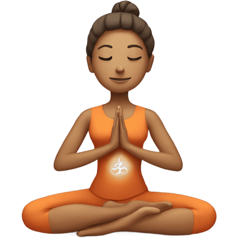 yoga meditation emoji