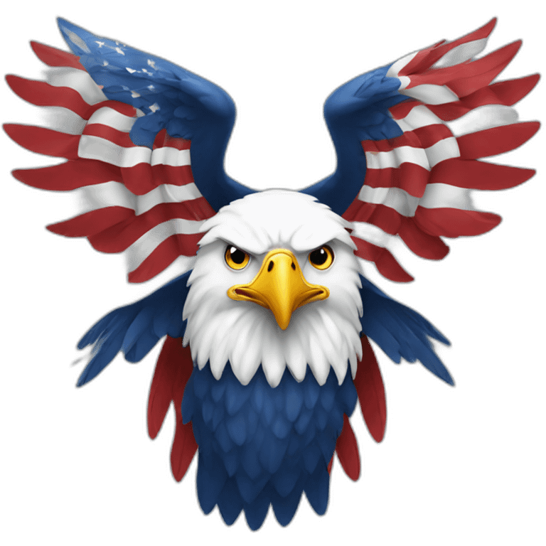 Patriotic Eagle emoji