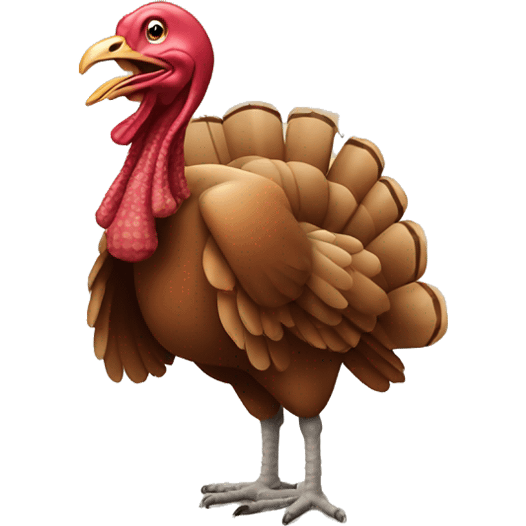 Turkey smoking a turkey  emoji