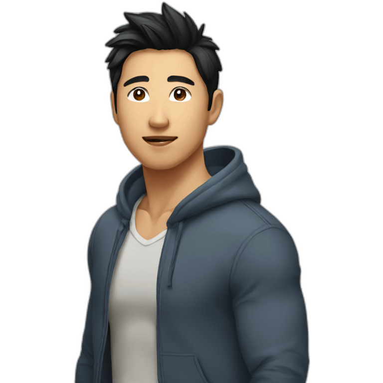 Asian Hunk emoji