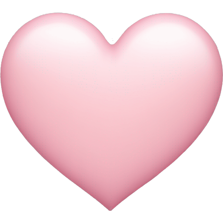 Light Pink heart emoji