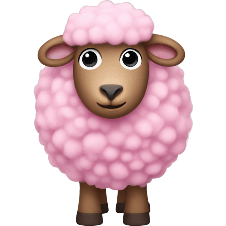 pink sheep in ugg emoji