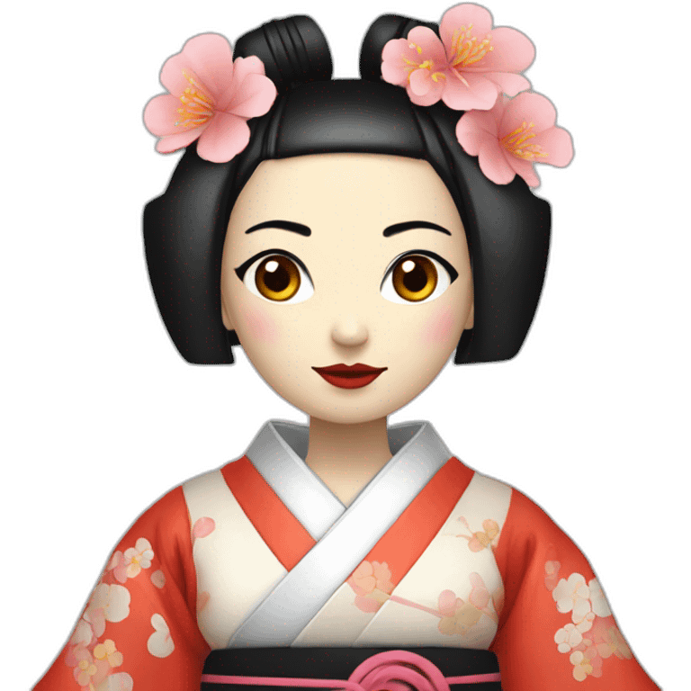 Geisha robotic emoji