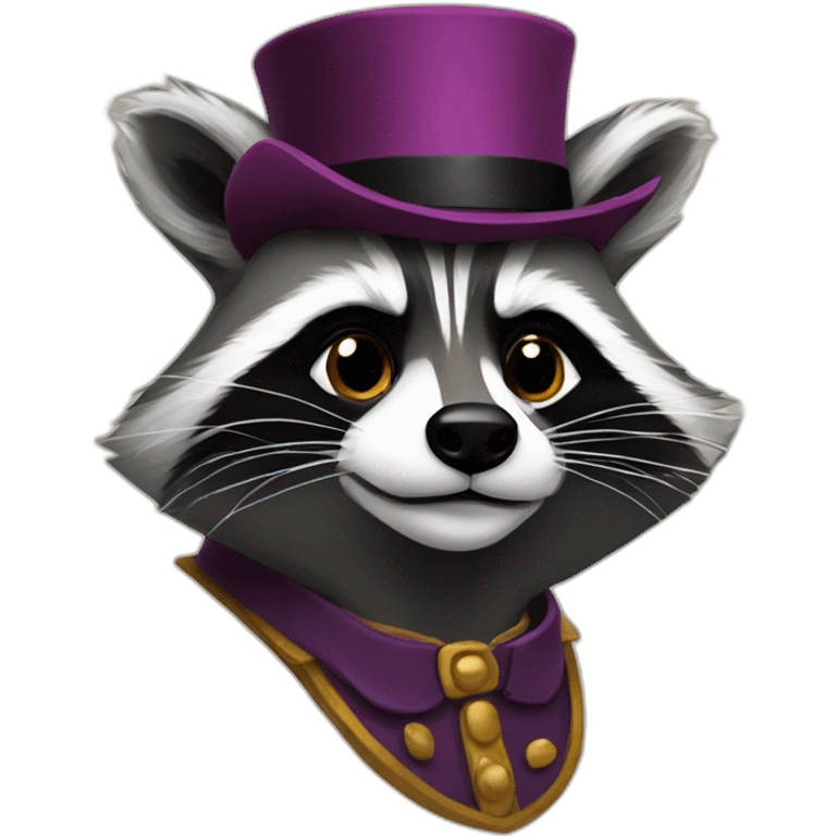 sir racoon emoji