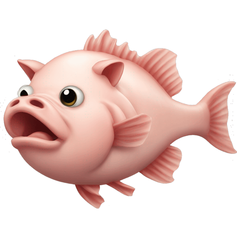 Pig fish emoji