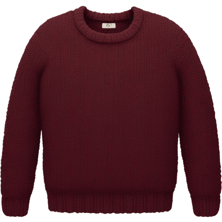 burgundy sweater  emoji