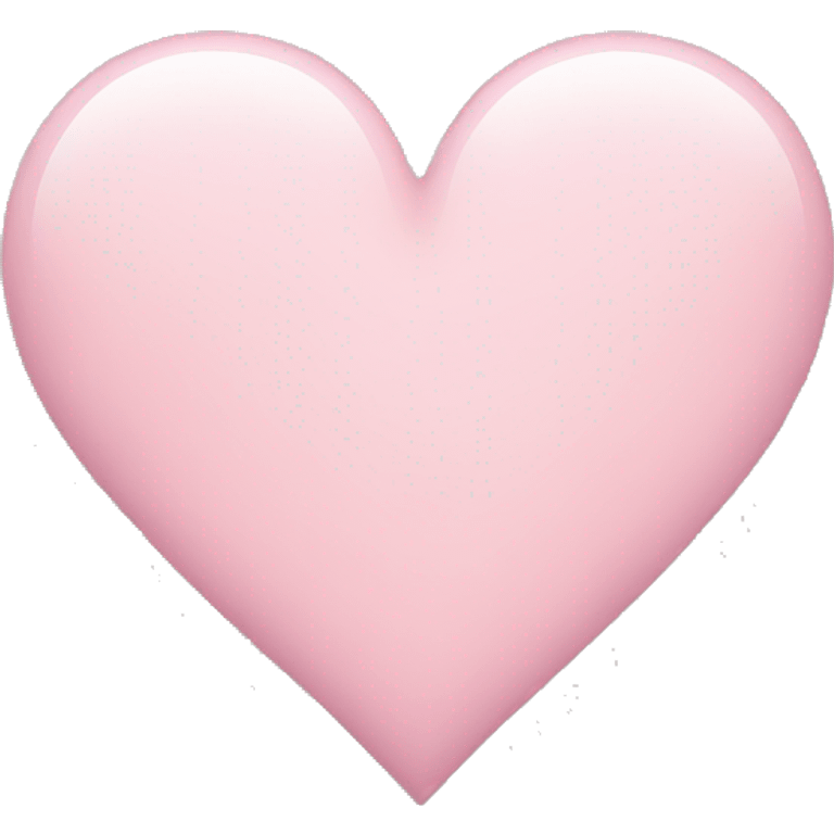 Light pink heart  emoji