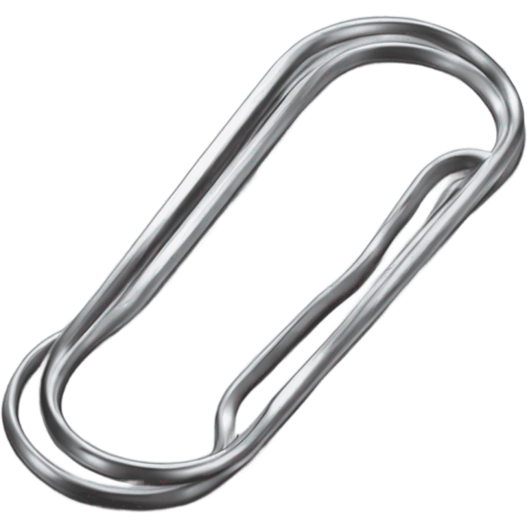 paperclip that is droopy emoji