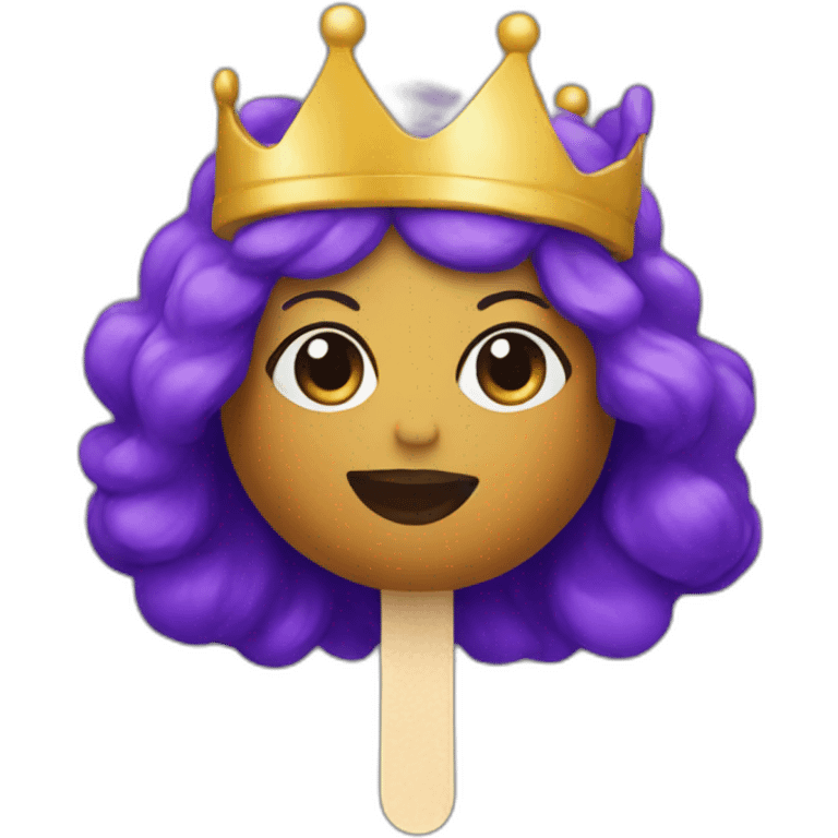 queen popsicle emoji