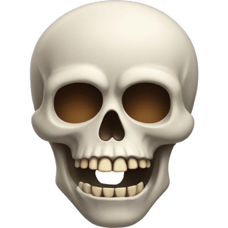 Skull with shocked expression  emoji