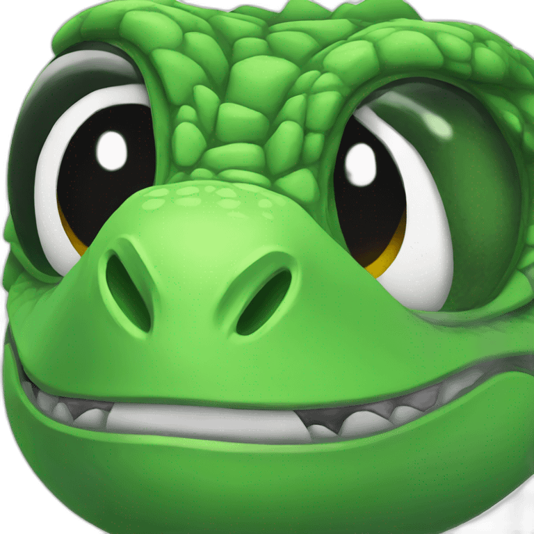 green raptor head LOL title emoji