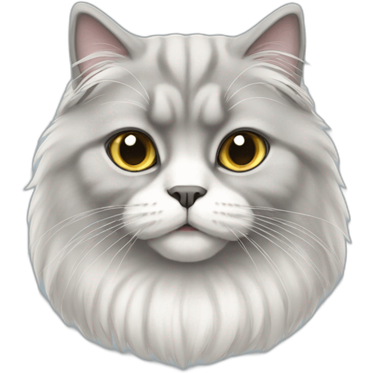 white-grey-Persian-cat emoji