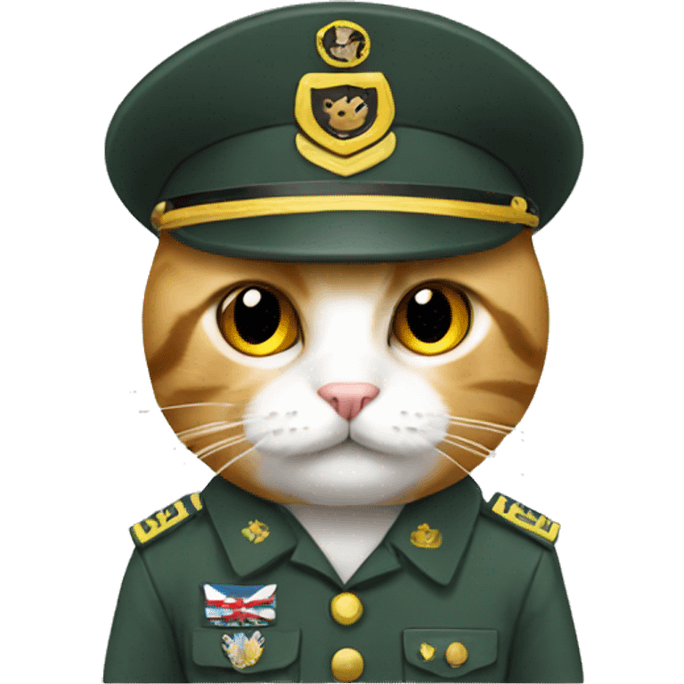 gato militar emoji