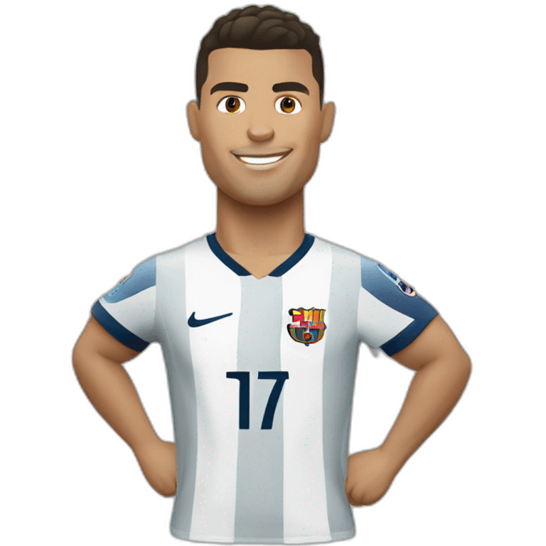 Ronaldo au Barcelone emoji