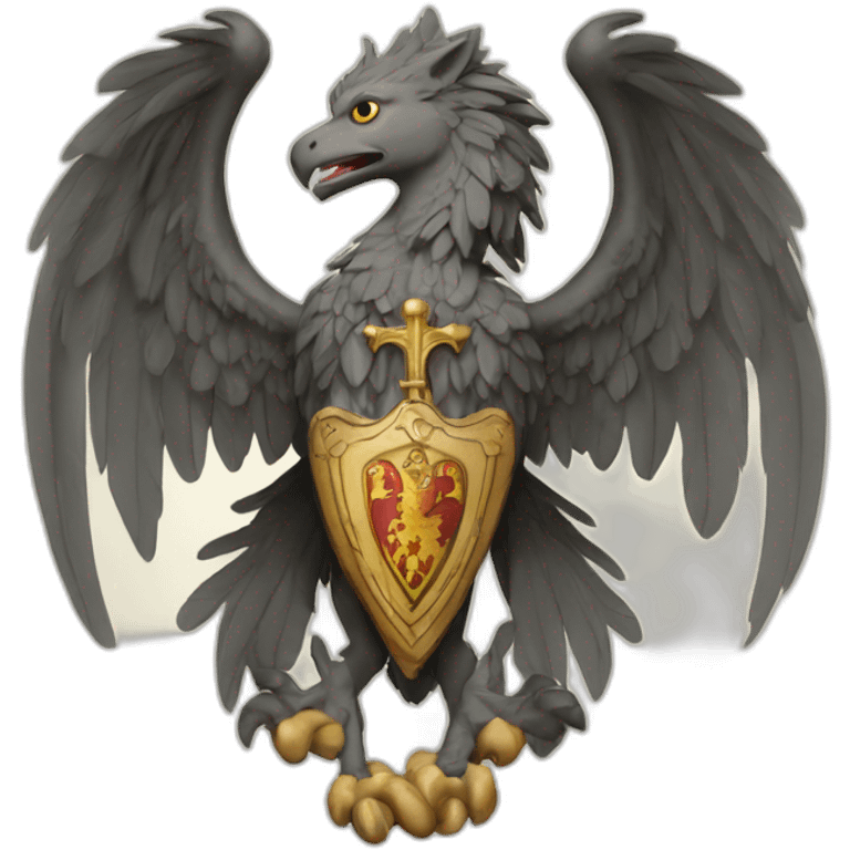 Bavarian gothic Griffin standard emoji