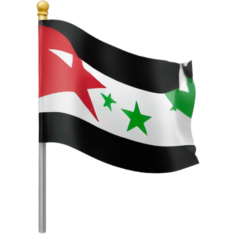 New Syria flag emoji