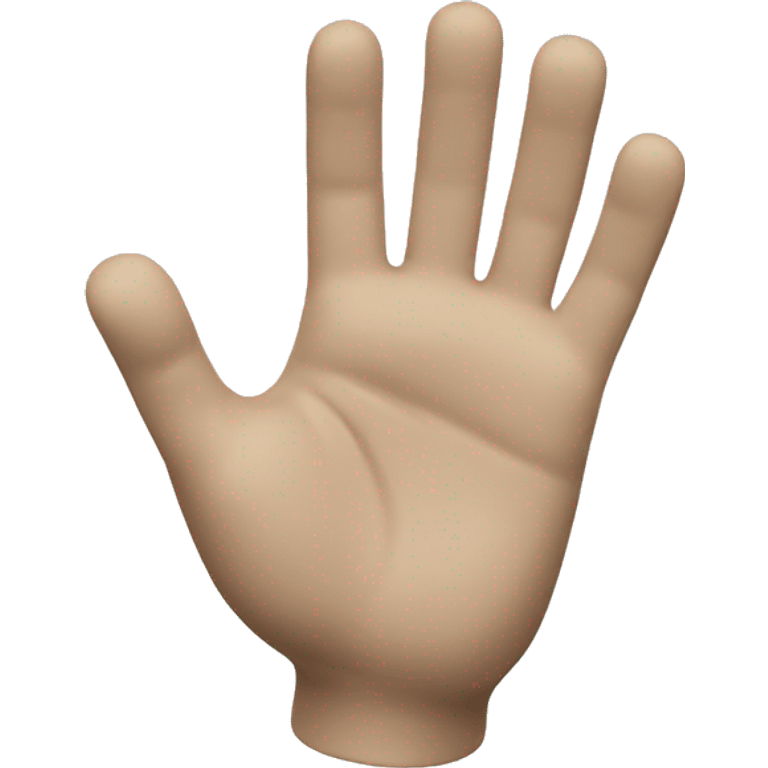 3d hand wave emoji