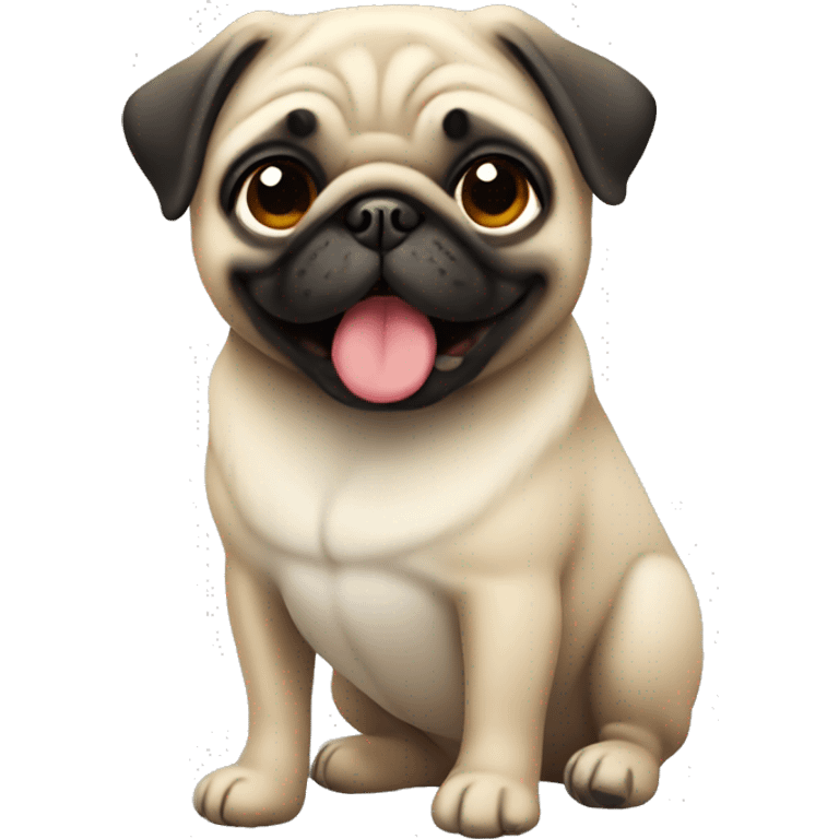 cute pug emoji