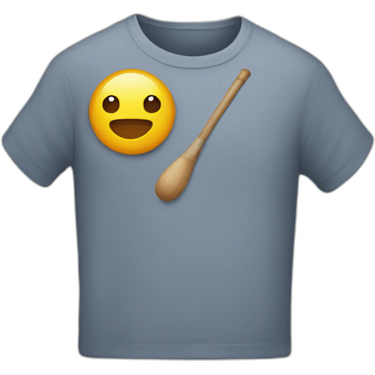 t shirt with staff emoji