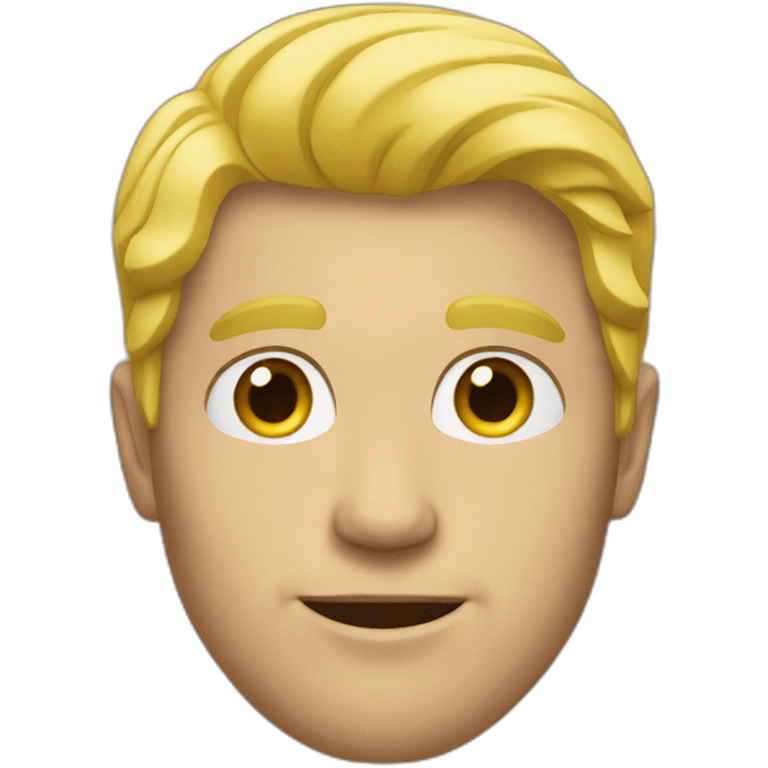 Blonde man emoji