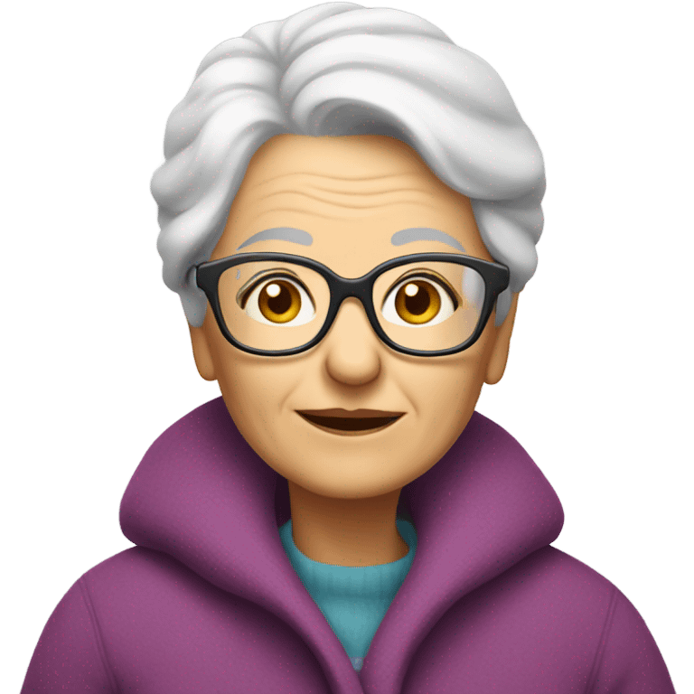 White grandma  emoji