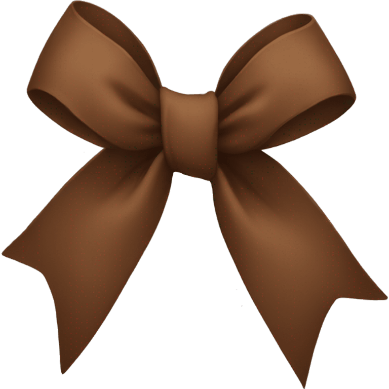 Brown bows emoji