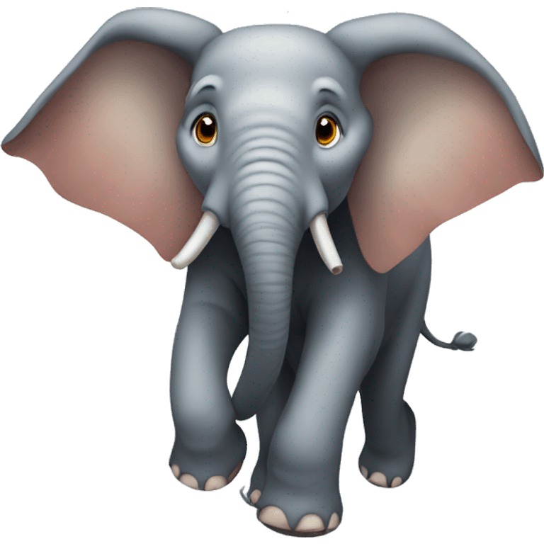 A flying elephant  emoji