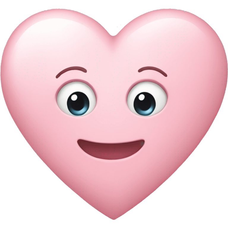 Light pink heart emoji