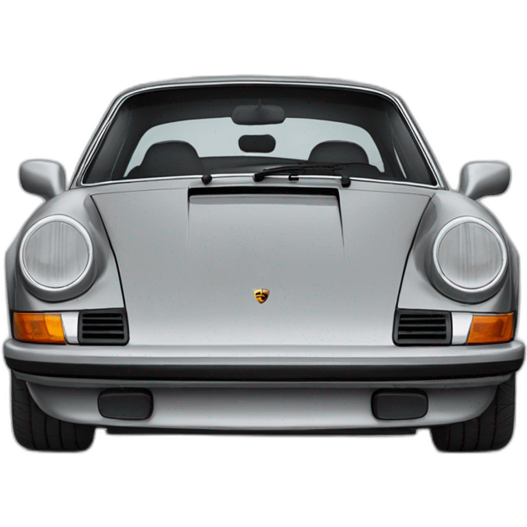 porsche 911 gray emoji