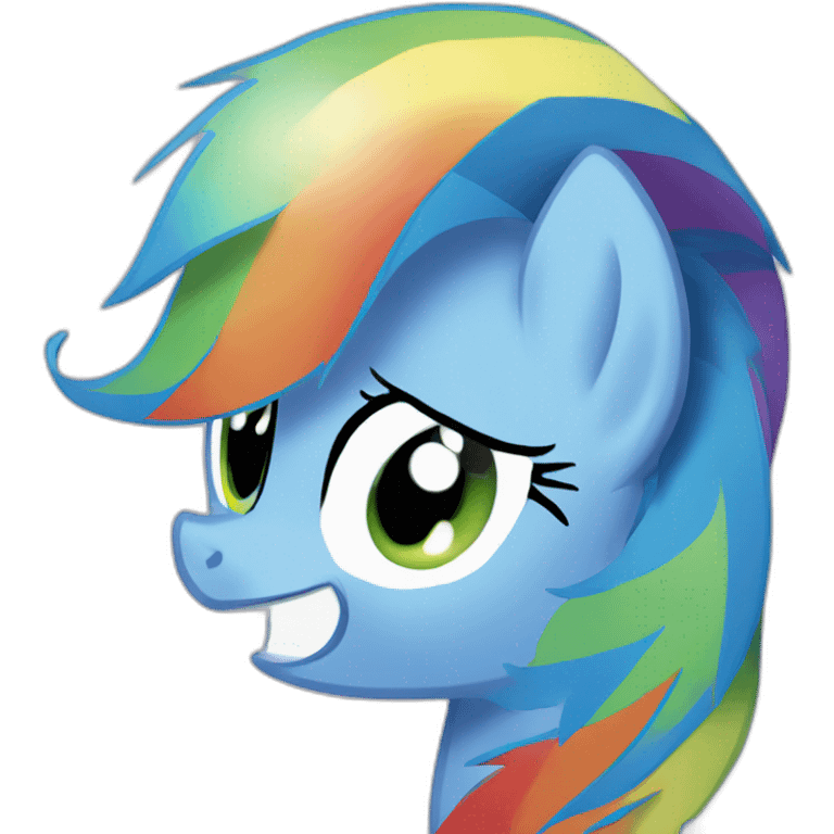 Rainbow dash emoji