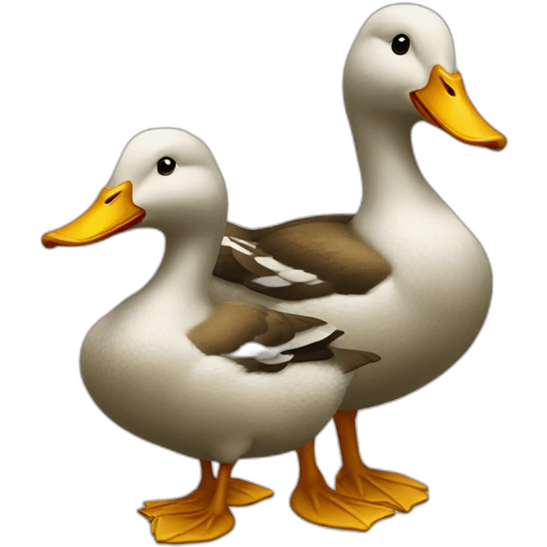 three ducks emoji