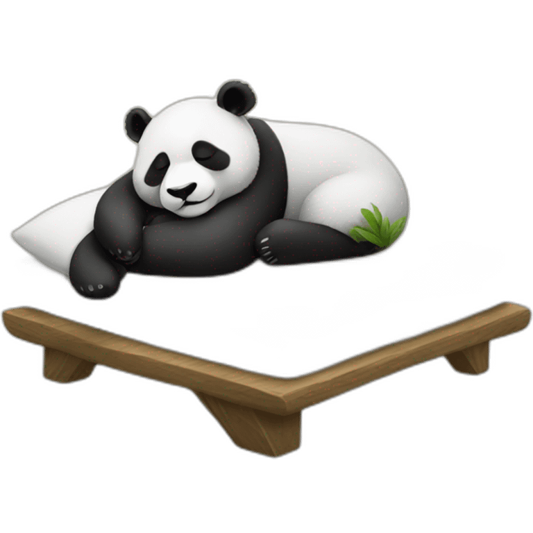 Panda sleeping  emoji