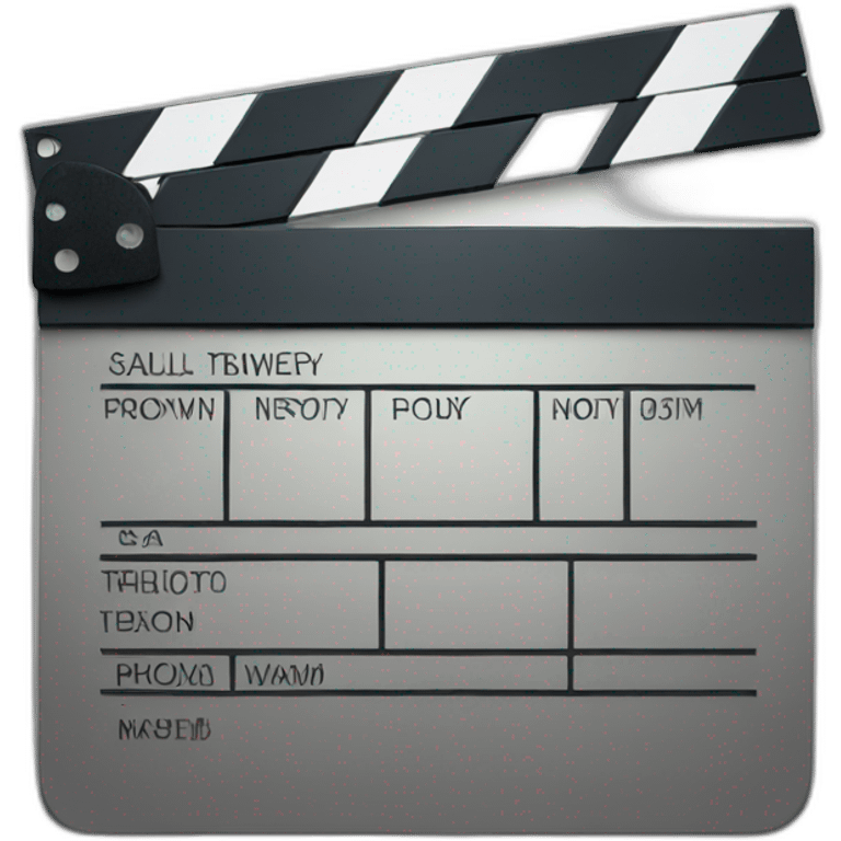 film slate emoji