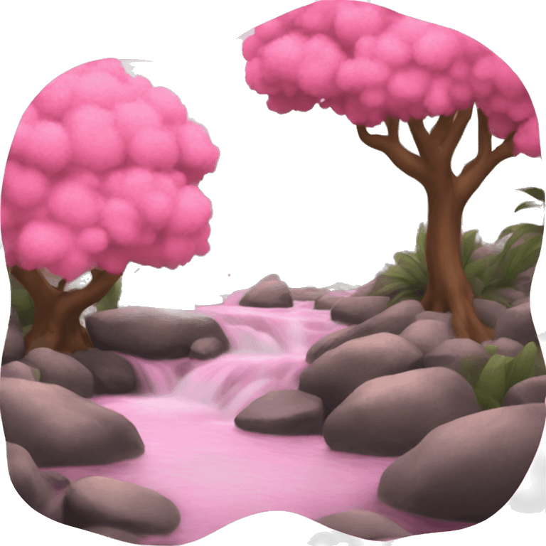 pink brook  emoji