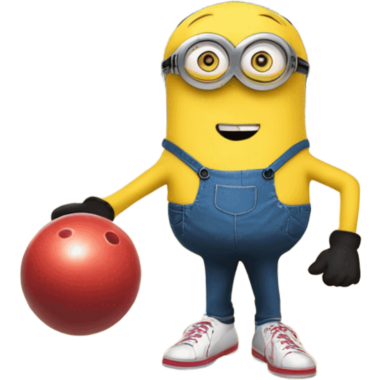 Minion bowling emoji