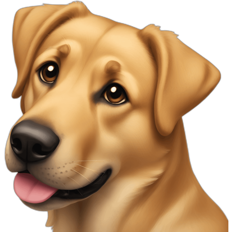 Labrador retriever an d german Shepard mix emoji