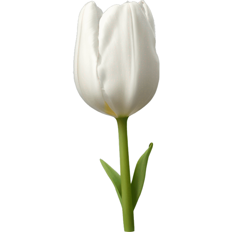 white tulipans  emoji