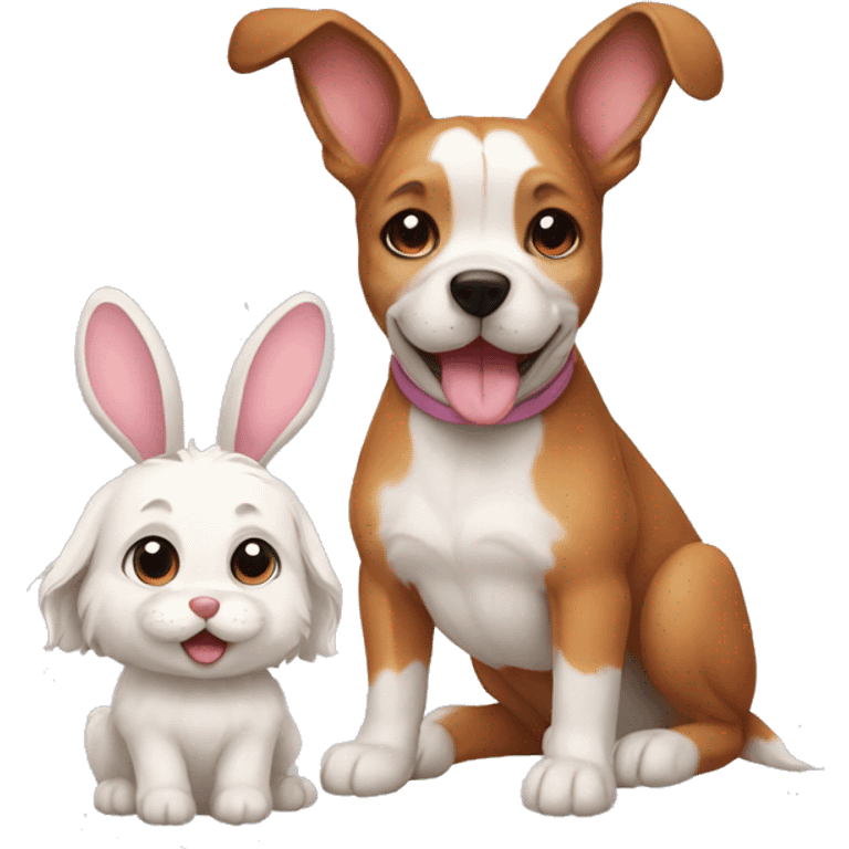 Dog+bunny emoji