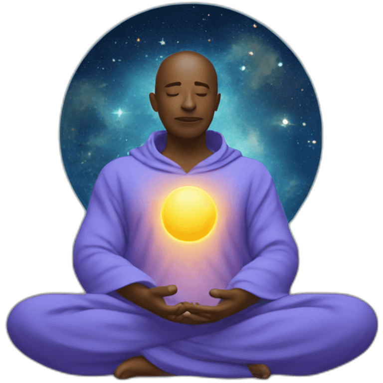 Cosmic méditation  emoji