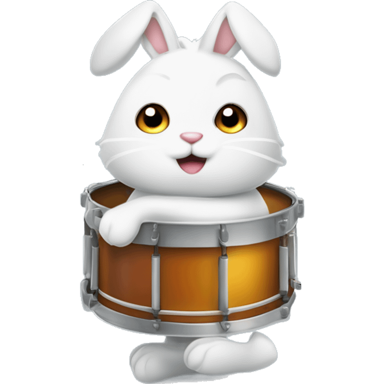 Ein Kaninchen das die Zunge rausstreckt im Cartoon Stil mit Glitzer drum herum emoji