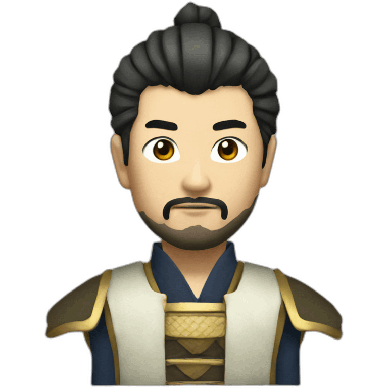 hideyoshi in warrior suit emoji