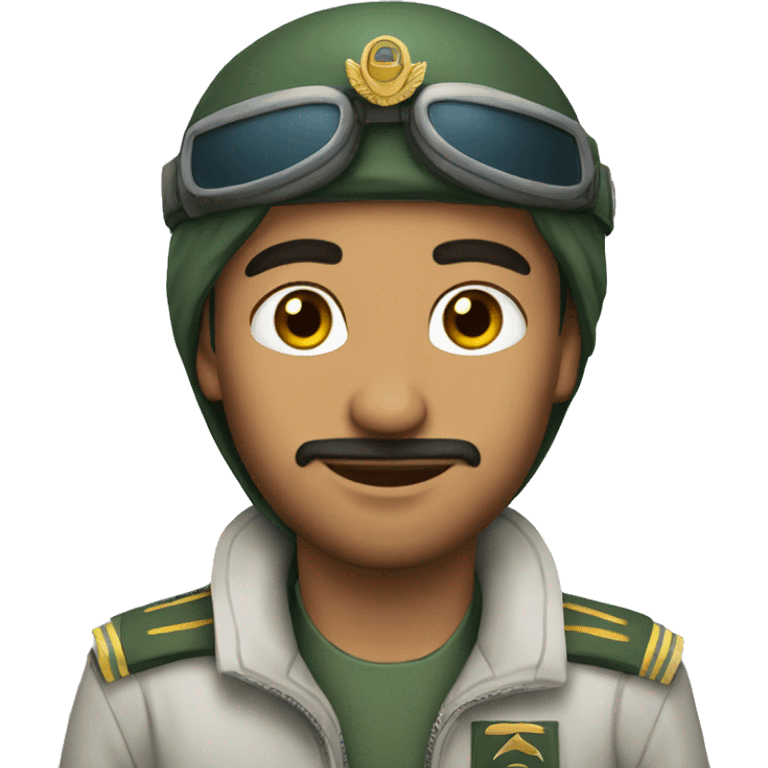 plane with arab pilot emoji