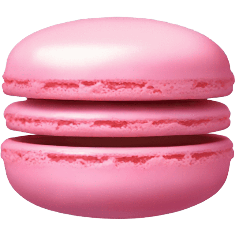 Pink macaron emoji