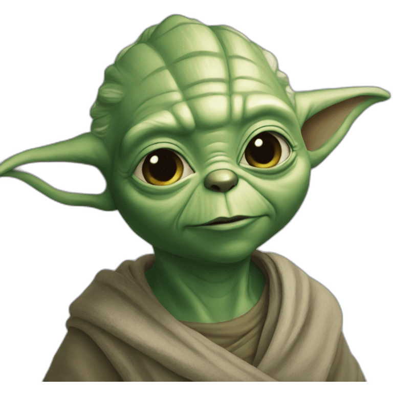 Yoda with saphira emoji