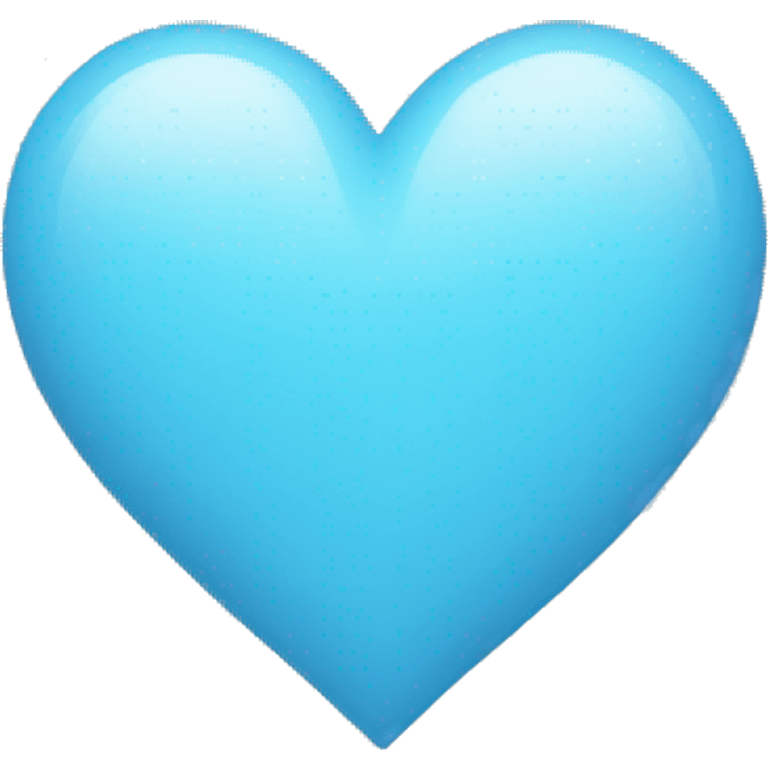 sky blue heart emoji