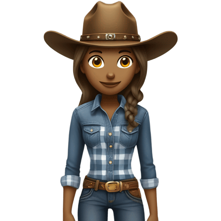 Cowboy girl  emoji