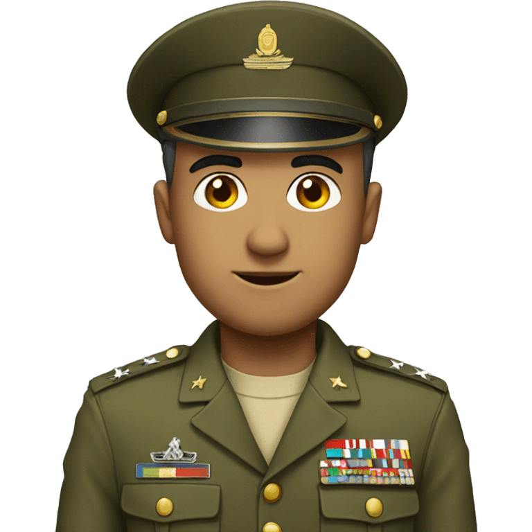 Man in Military uniform emoji