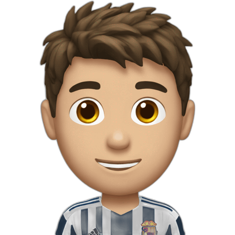 Ronaldo avec une tête de messi emoji