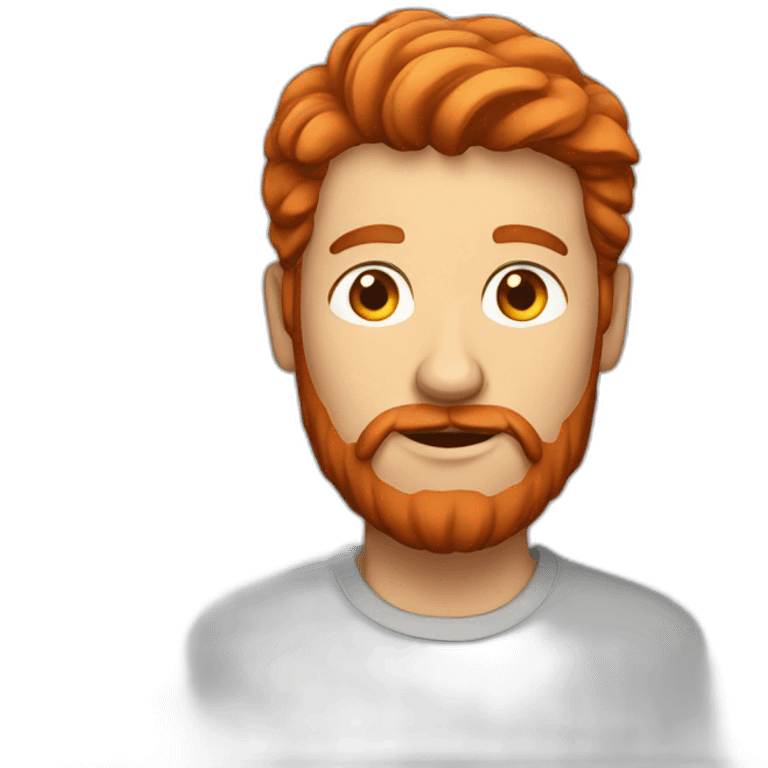 Red hair man with beard emoji