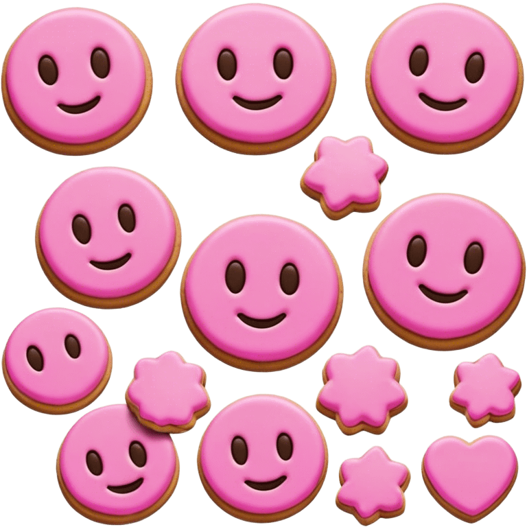 pink cookies  emoji